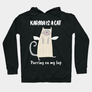 Karma Is A Cat Purring In My Lap Hoodie